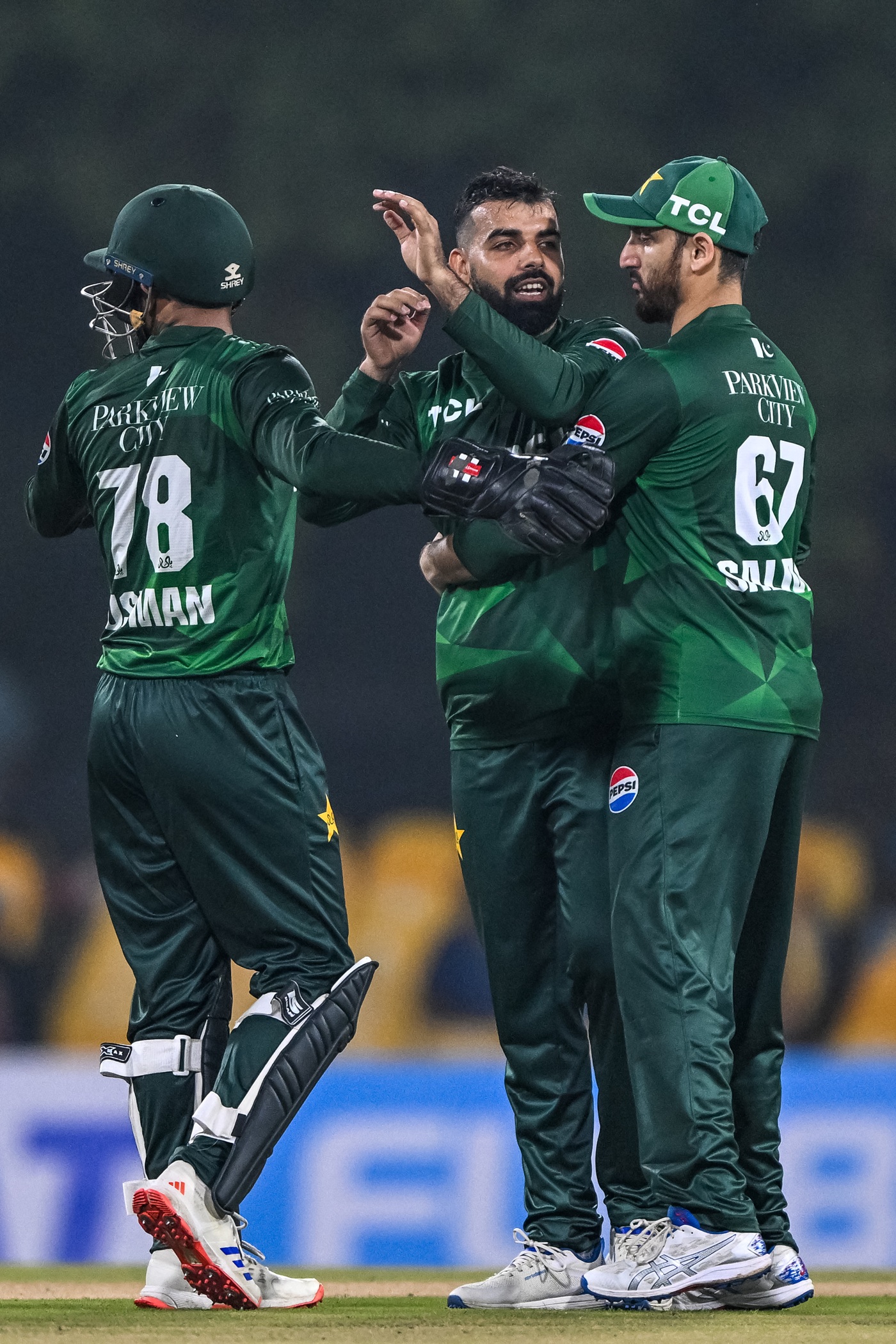 Shadab, Mirza, Abrar set up Pakistan's easy win in first T20I